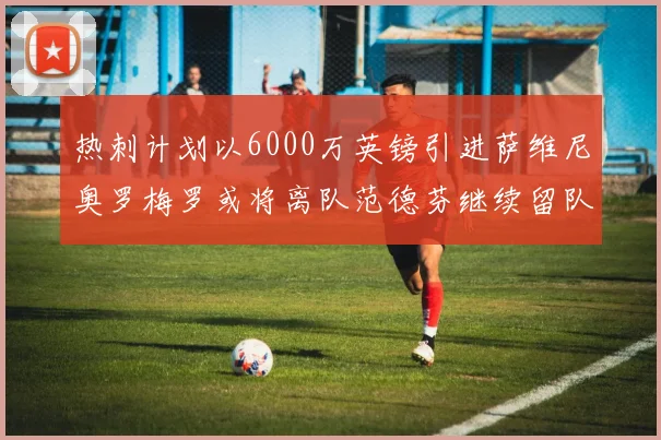热刺计划以6000万英镑引进萨维尼奥罗梅罗或将离队范德芬继续留队